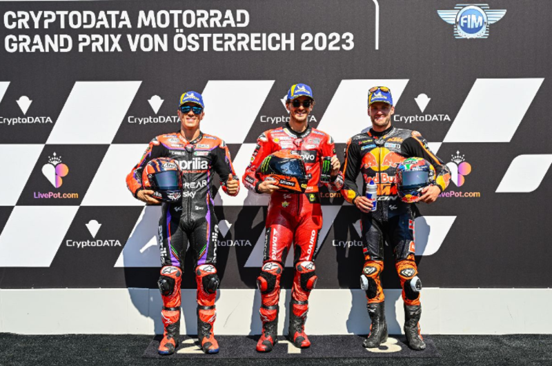MotoGP第10戦オーストリアGP MotoGPクラス予選結果