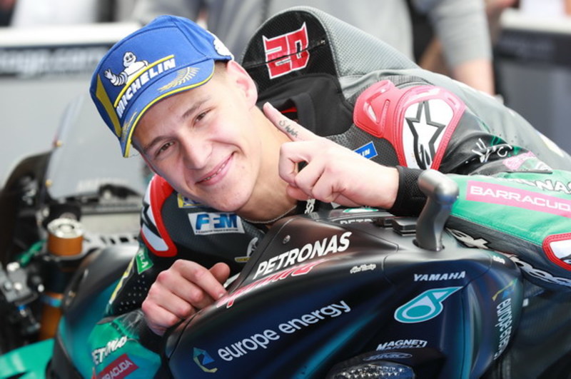 ヘレスで史上最年少ポールポジション獲得記録を更新したクアルタラーロ