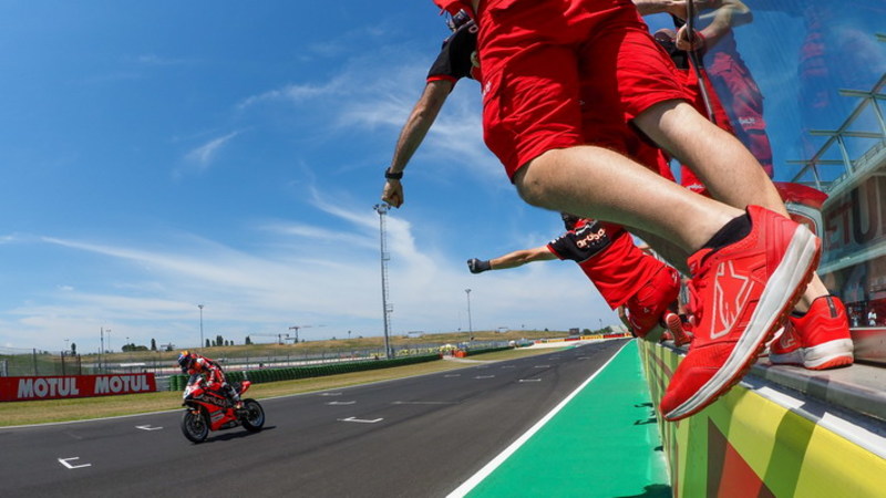 SBK（スーパーバイク世界選手権）第3戦イタリア-エミリア・ロマーニャ 2日目