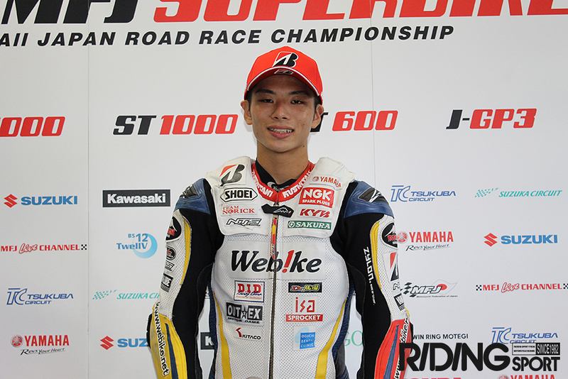 全日本RR第6戦岡山【ST600予選】阿部恵斗が今季初、自身2度目のポールポジション