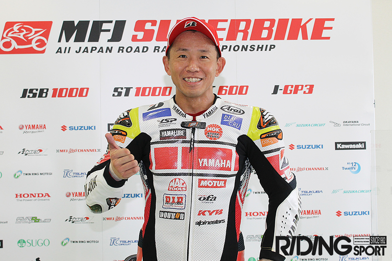 全日本RR第7戦オートポリス【JSB1000予選】王者中須賀克行が転倒するもダブルポール獲得