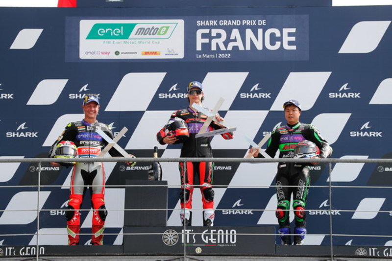 FIM エネル MotoEワールドカップ第2戦フランス決勝レース1