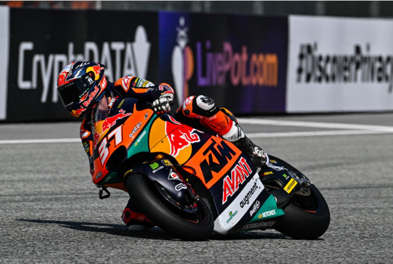 MotoGP第10戦オーストリアGP Moto2クラスフリー走行1日目総合結果