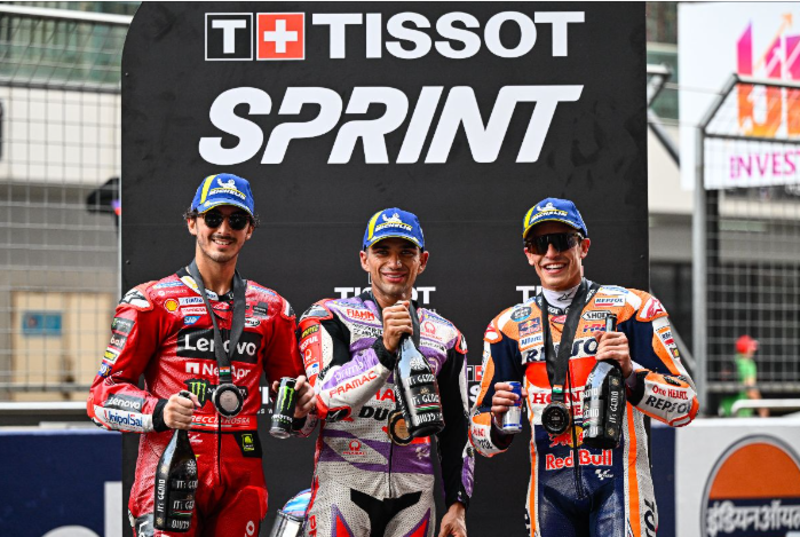 MotoGP第13戦インドGP MotoGPクラス2日目スプリント結果