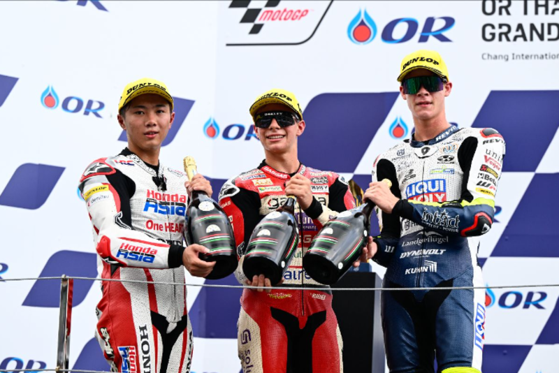 MotoGP第17戦タイGP Moto3クラス3日目 決勝結果