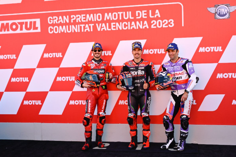 MotoGP第20戦バレンシアGP MotoGPクラス2日目 予選結果