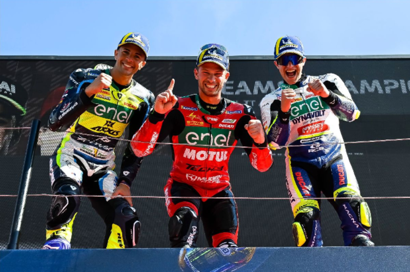 MotoGP第8戦 オランダGP MotoEクラス2日目 レース結果