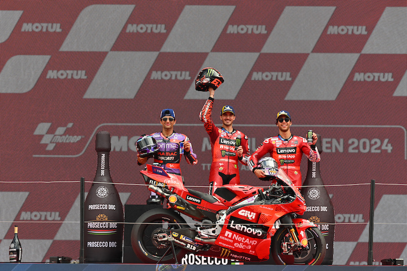 MotoGP第8戦オランダGP MotoGPクラス3日目 決勝結果