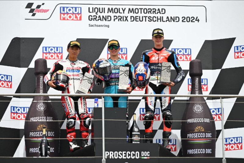 MotoGP第9戦ドイツGP Moto３クラス3日目 決勝結果