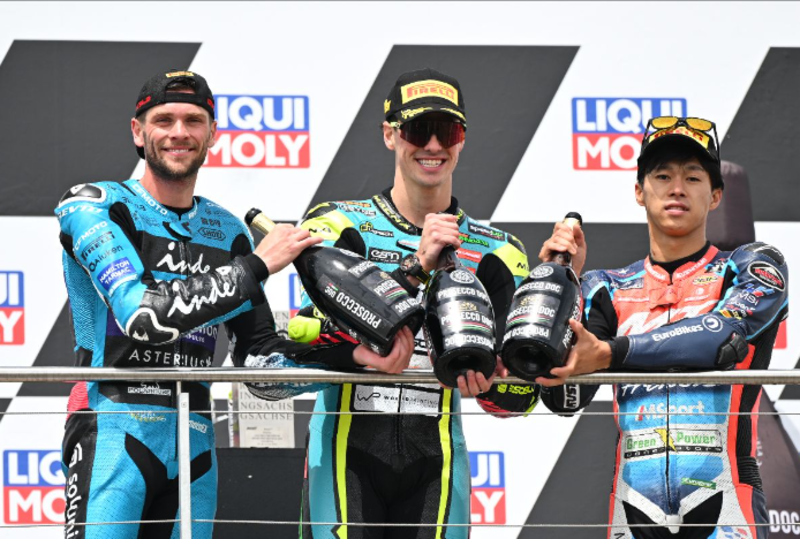 MotoGP第9戦ドイツGP Moto2クラス3日目 決勝結果