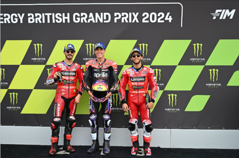MotoGP第10戦イギリスGP MotoGPクラス2日目 予選結果