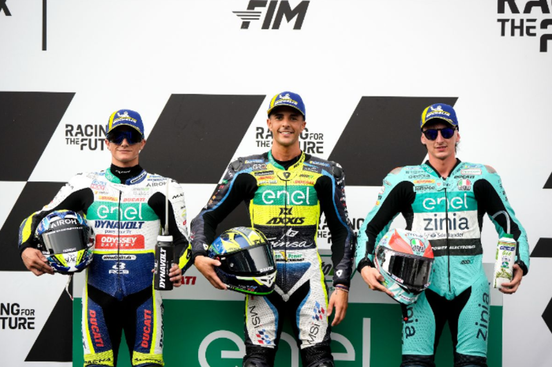 MotoGP第11戦 オーストリアGP MotoEクラス1日目 フリー走行、予選結果