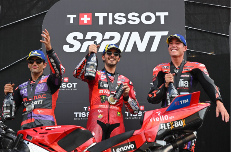 MotoGP第11戦オーストリアGP MotoGPクラス2日目 スプリント結果