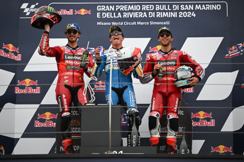 MotoGP第13戦サンマリノGP MotoGPクラス3日目 決勝結果