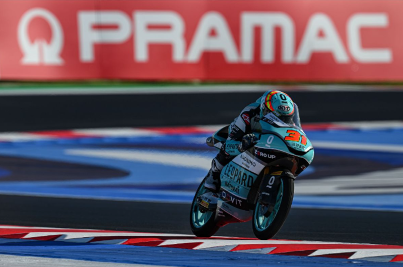 MotoGP第14戦エミリア-ロマーニャGP Moto３クラス1日目 フリー走行結果