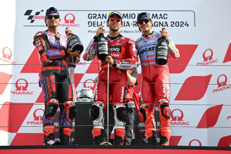 MotoGP第14戦エミリア-ロマーニャGP MotoGPクラス3日目 決勝結果