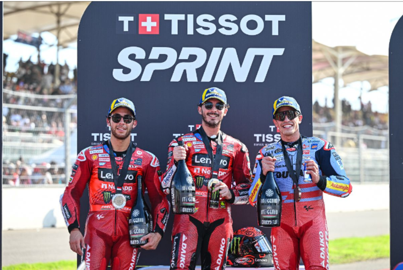 MotoGP第15戦インドネシアGP MotoGPクラス2日目 スプリント結果