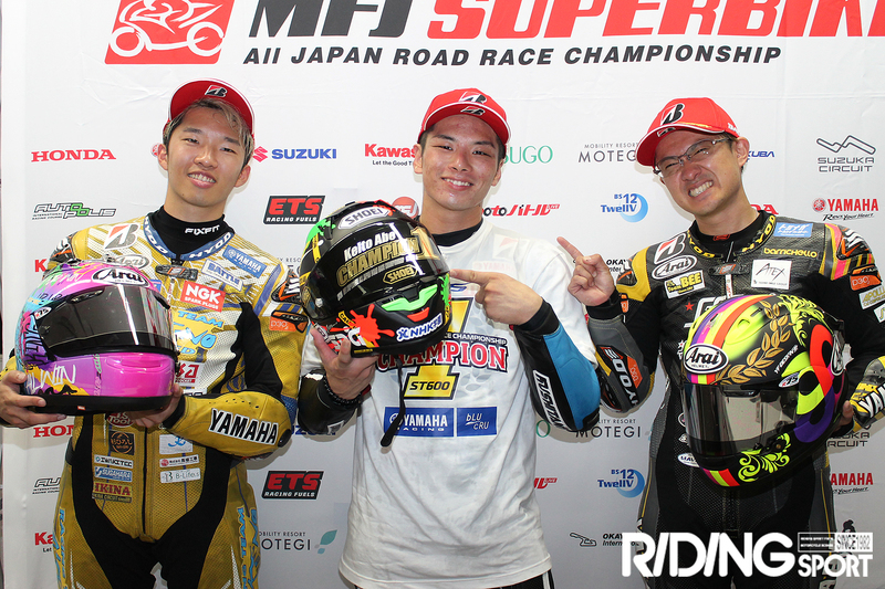 全日本RR第7戦岡山【ST600決勝】阿部恵斗がV2を決める