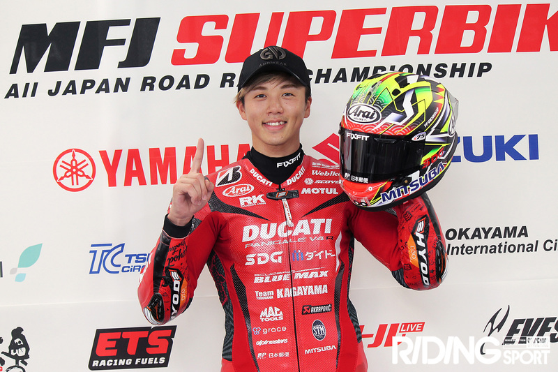 水野涼（DUCATI Team KAGAYAMA）が唯一1分46秒台に入れて予選トップ【全日本RR第1戦もてぎ2&4 JSB1000予選】